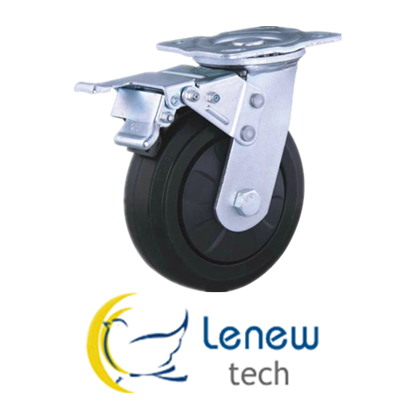 heavy duty rubber caster wheel