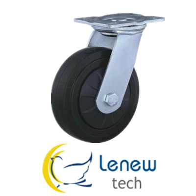 heavy duty rubber caster wheel